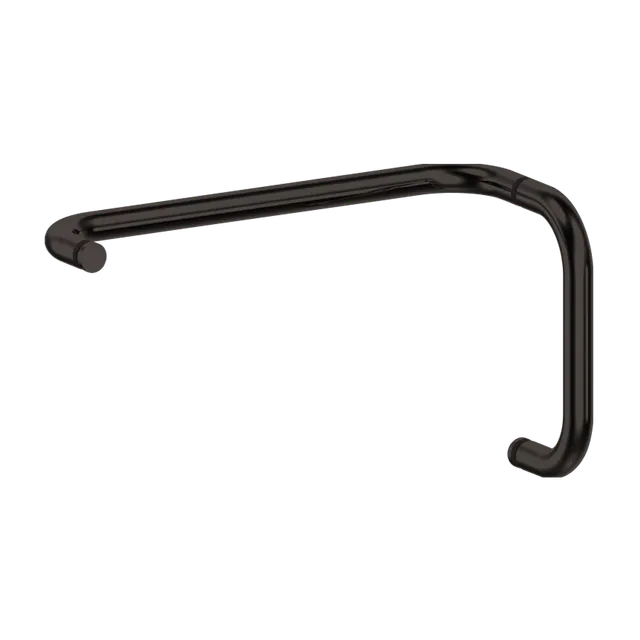 Round Handle & Towel Bar Set, 6" + 18", Matte Black