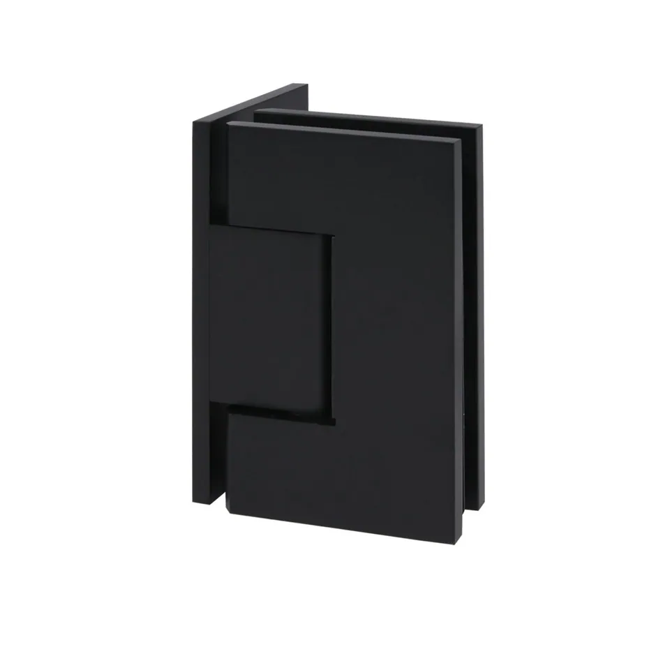 Quadra Hinge, Wall Mount Offset 90°, Matte Black