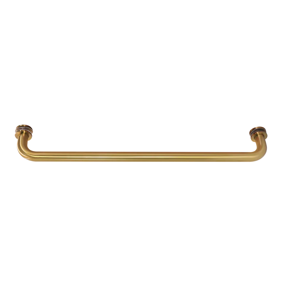 Round Towel Bar 18", Satin Brass