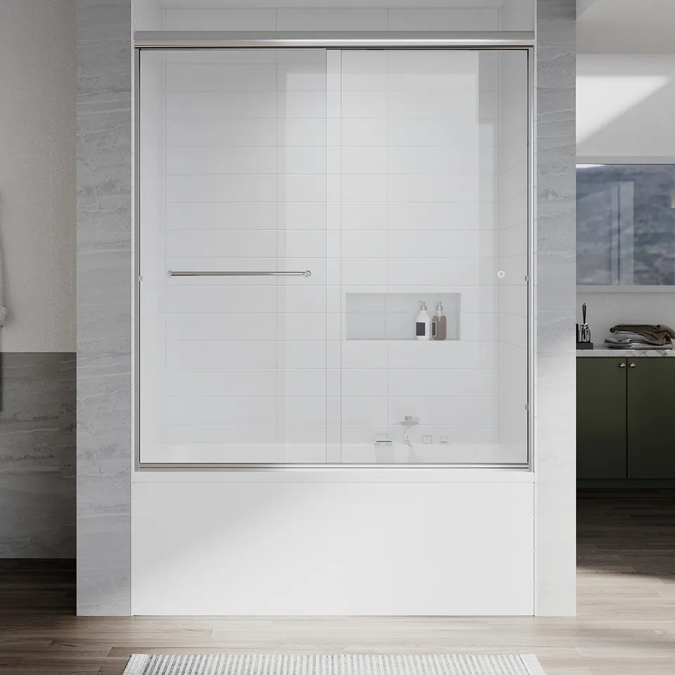 Harbor Framed Double Sliding Door, 46–49″ W × 76″ H, photo 2