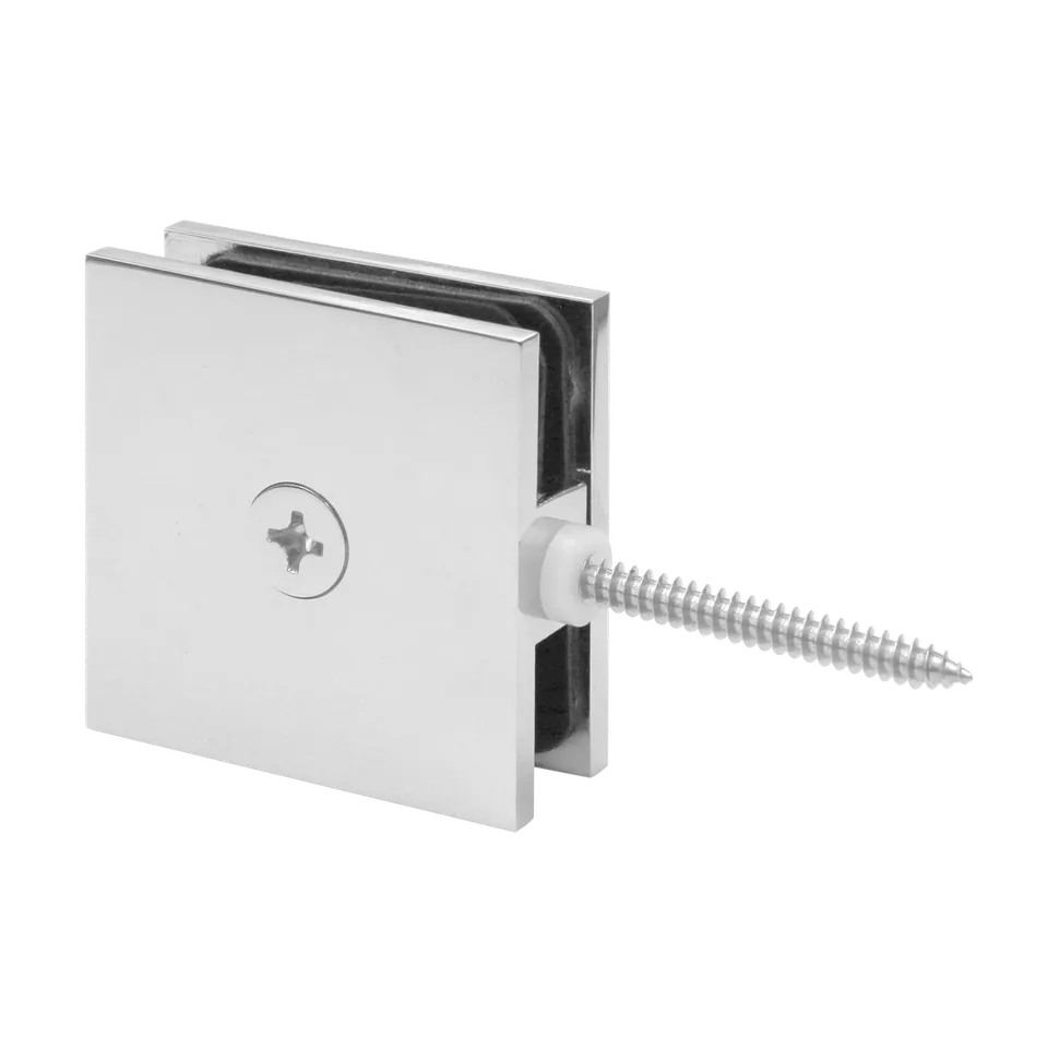 Quadra Wall Mount Clamp, 51 × 51 mm, Chrome