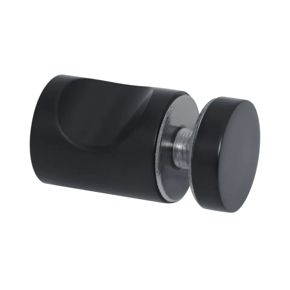 Cylinder Knob, Matte Black