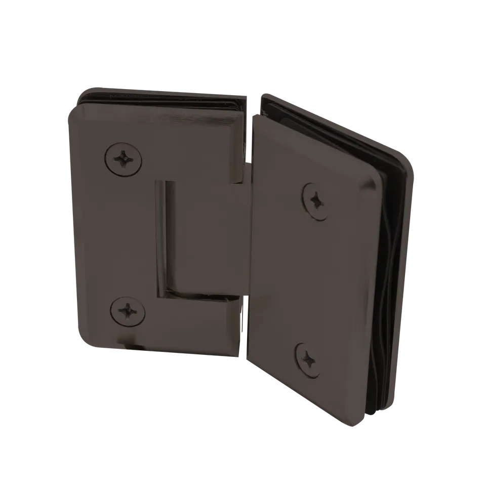 Facet Hinge, Glass-to-Glass 135°, Matte Black