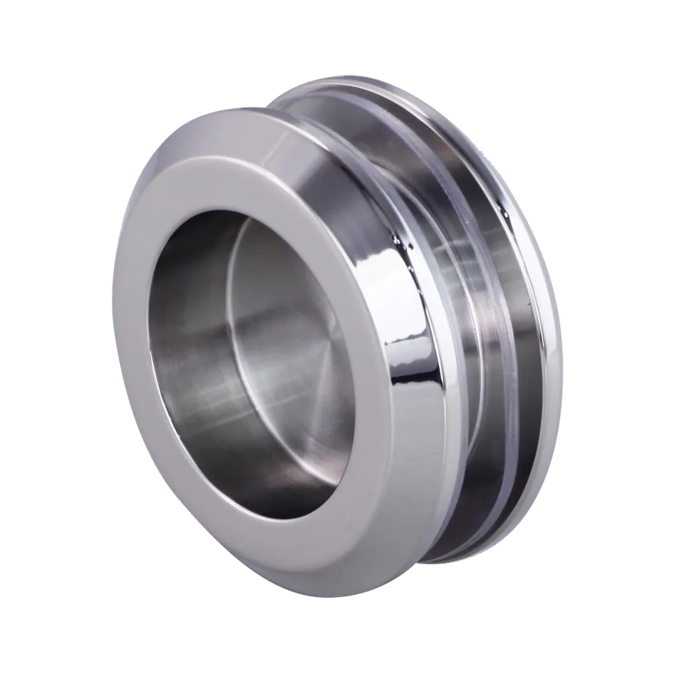 Round Finger Pull, Ø58 mm, Chrome