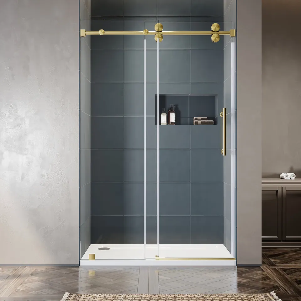 Horizon Frameless Sliding Door, 46–49″ W × 76″ H, photo 5
