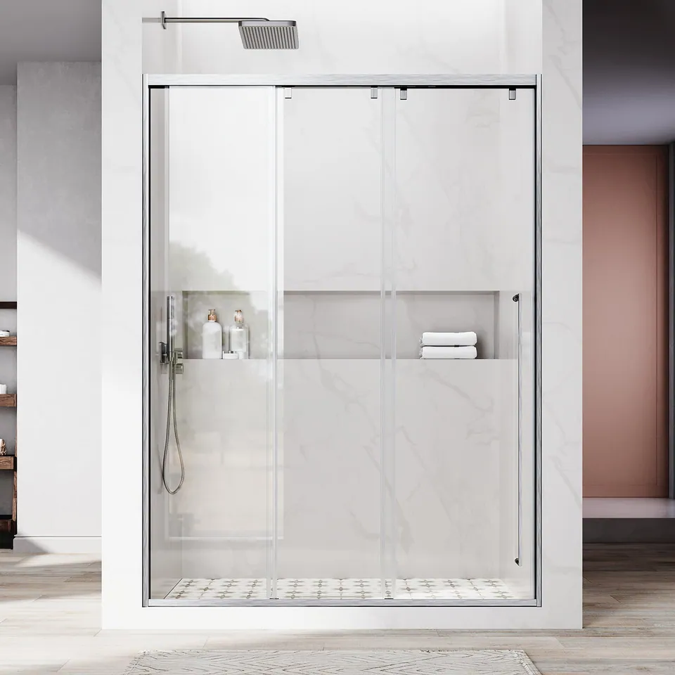 Regatta Framed Triple Bypass Door, 46–49″ W × 76″ H, Left-Hand Opening, photo 1
