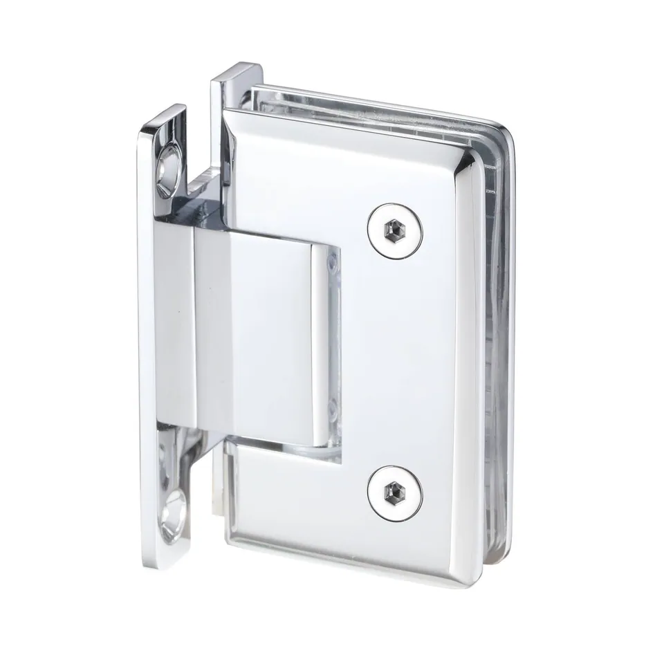 Facet Pro Hinge, Wall Mount H-Plate 90°, Chrome