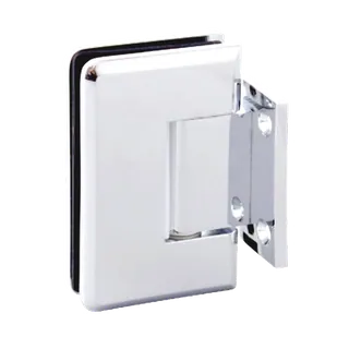 Facet Hinge, Wall Mount Short Plate 90°, Chrome