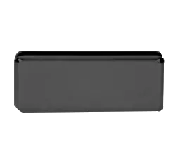 Facet Glass-to-Glass Clamp 180°, Matte Black