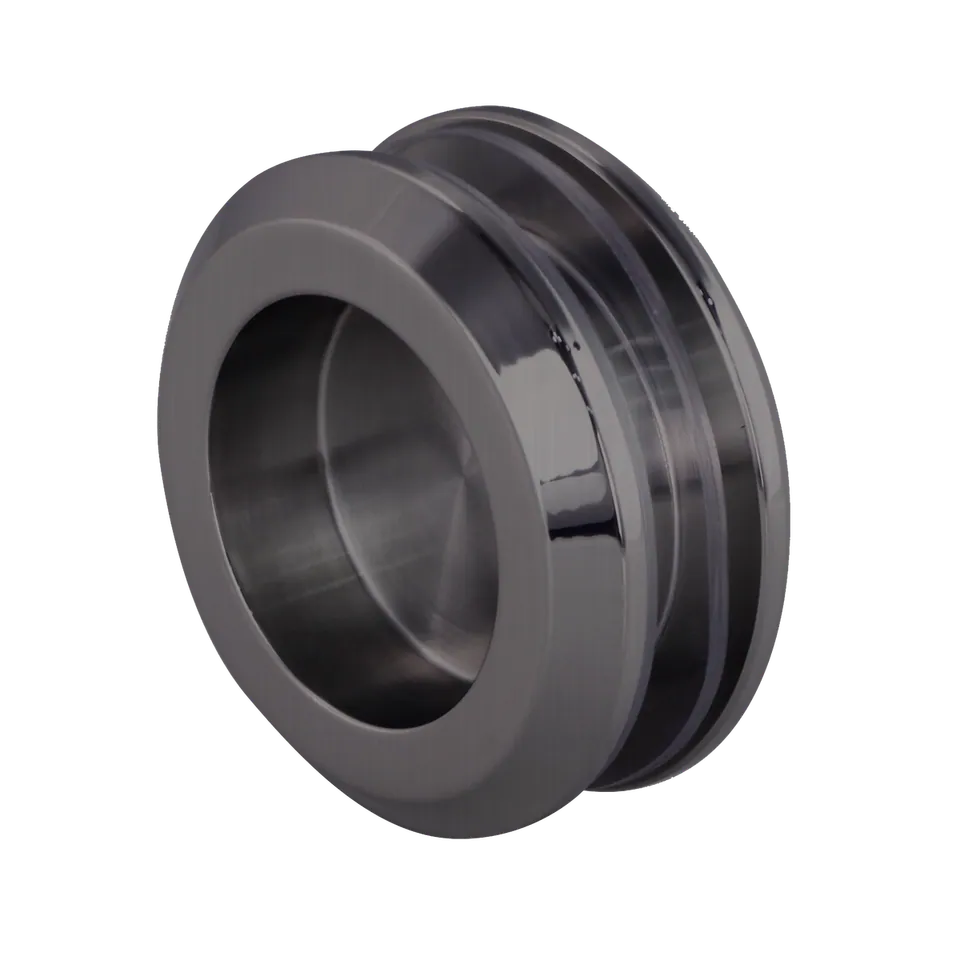 Round Finger Pull, Ø58 mm, Space Gray