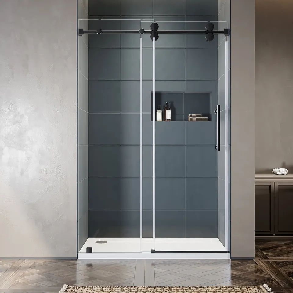 Horizon Frameless Sliding Door, 46–49″ W × 76″ H, photo 4