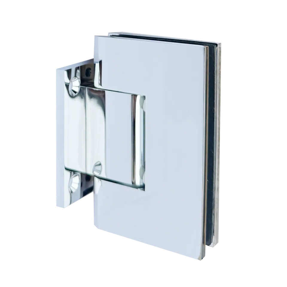 Quadra Pro Hinge, Wall Mount Short Plate 90°, Chrome